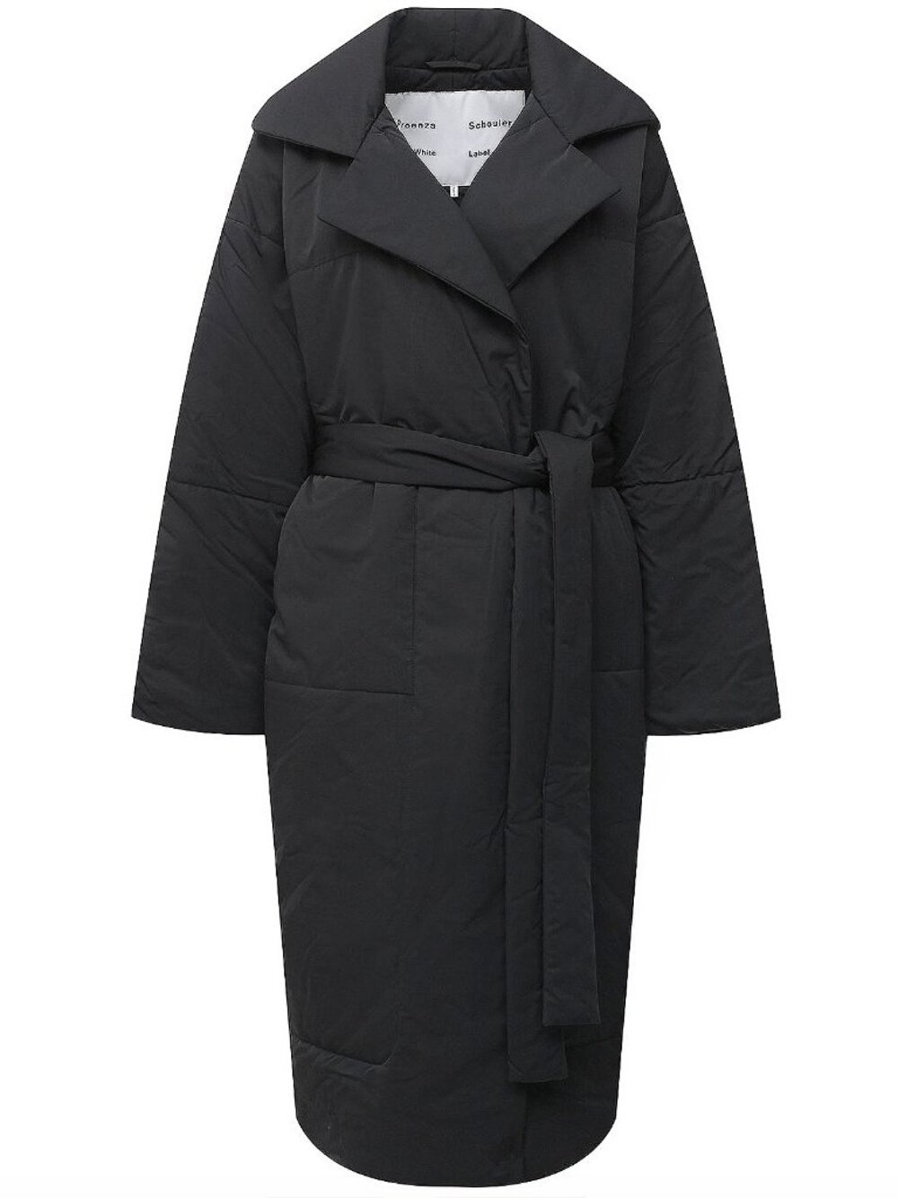 PROENZA SCHOULER Black Long Puffer Coat - Size XS oversized may fit up to Med